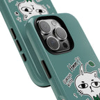 Cover per telefono Gatto Carino Confuso — Custodia protettiva con grafica "Hmm??"