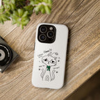 Cover per telefono Gatto Carino Confuso — Custodia protettiva con grafica "Hmm??"