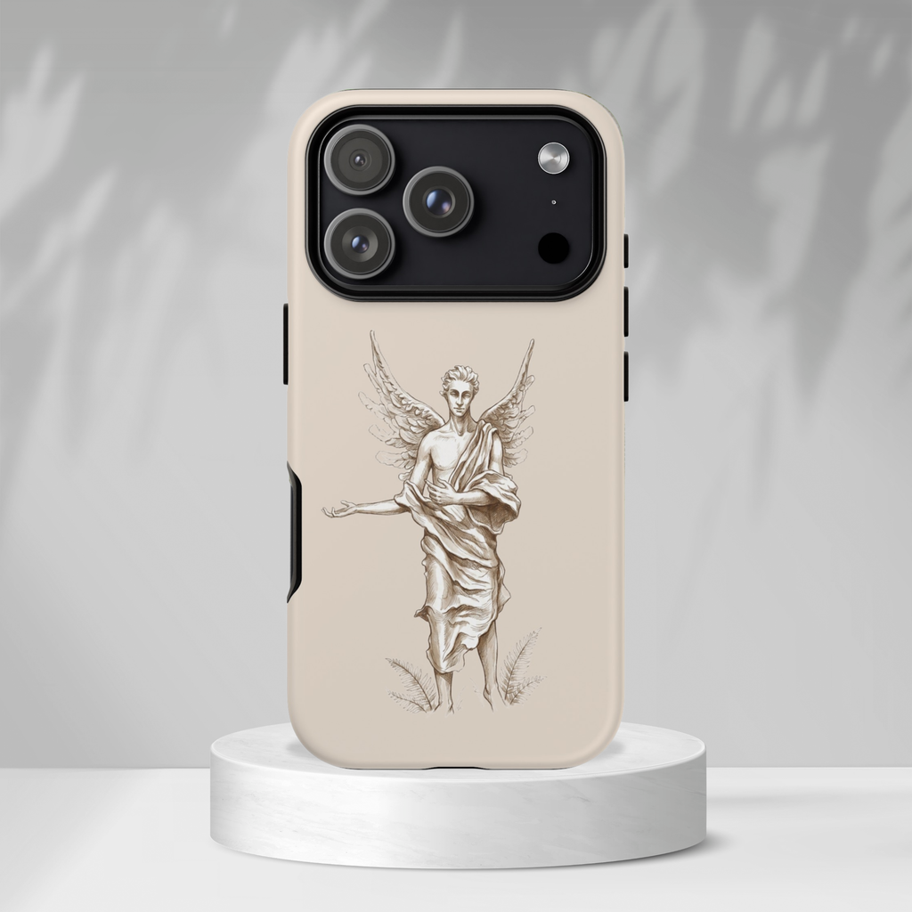 Angel Sketch Phone Case | Classic Guardian iPhone Cover