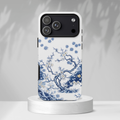 Vintage Blue White Porcelain iPhone Case | Chinoiserie Floral Tough Cover