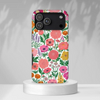 Floral Tough iPhone Case | Colorful Garden Print Protective Cover