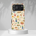 Kitchen Pattern Phone Case | Watercolor Cooking Art Cover | Cozy Baking Illustration Shell | Cute Home Chef Gift