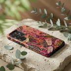 Vintage Floral Tough Samsung Galaxy Phone Case | Boho Paisley Bee Cover