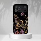 Vintage Bee Floral iPhone Case