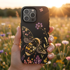Vintage Bee Floral iPhone Case