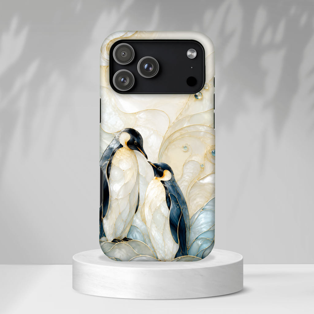 Penguin iPhone Case | Cute Penguin Couple Phone Case