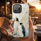 Penguin iPhone Case | Cute Penguin Couple Phone Case