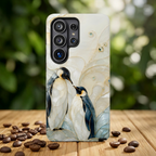 Penguin Samsung Galaxy Phone Case | Cute Penguin Couple Phone Case