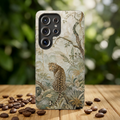 Leopard Floral Samsung Galaxy Phone Case | Vintage BotanicaliPhone Case