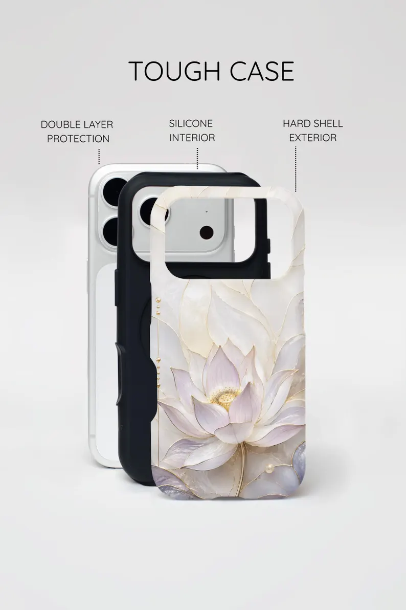 Lotus Flower Tough MagSafe Case