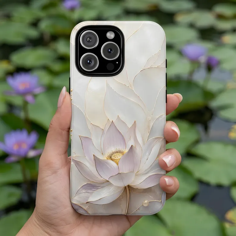Lotus Flower Tough MagSafe Case