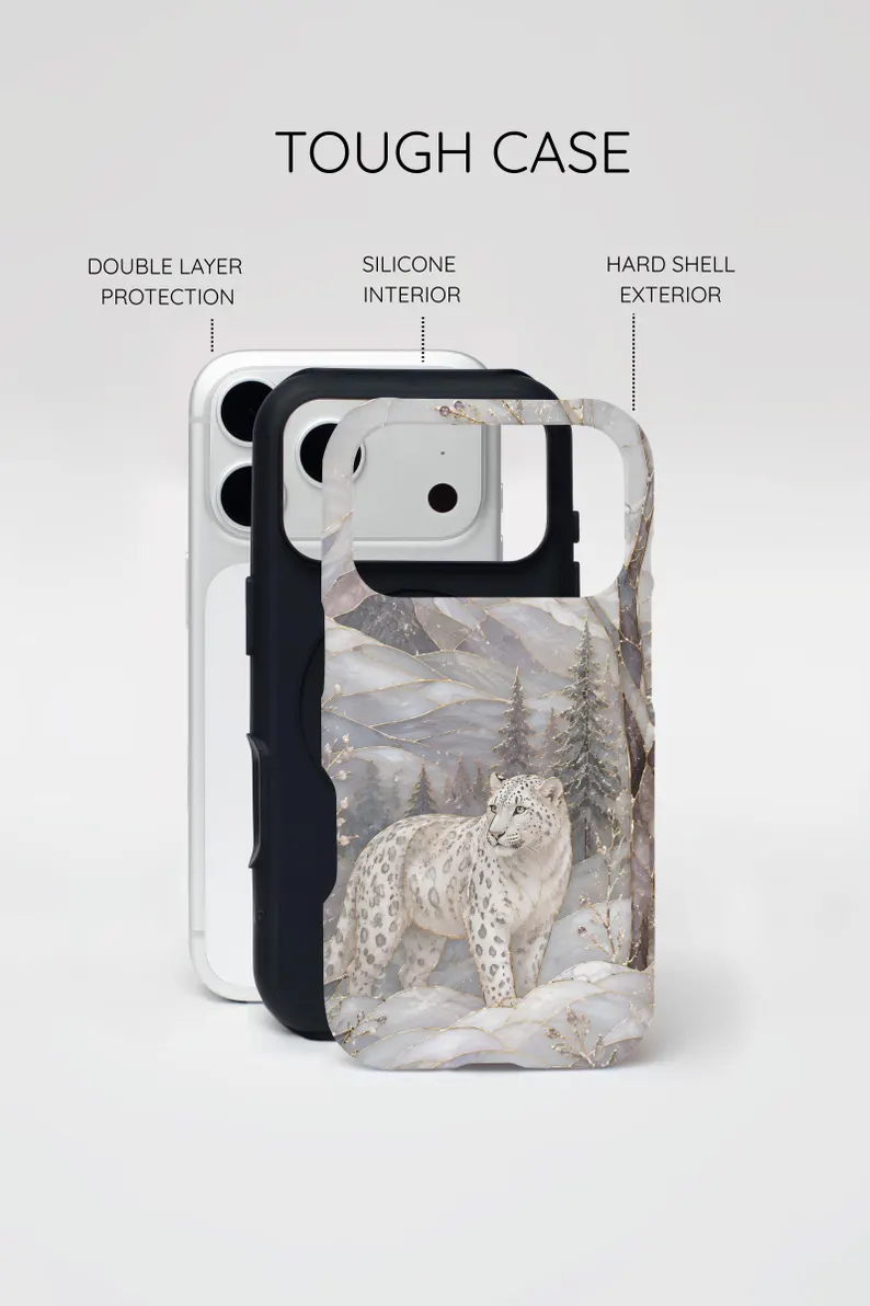 Snow Leopard Tough MagSafe Case