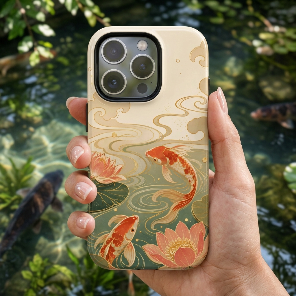 Koi Lotus Tough MagSafe Case