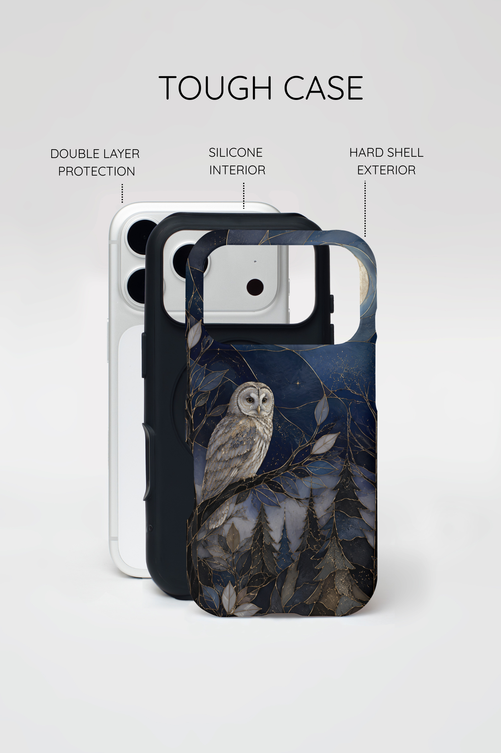 Moonlit Owl Tough MagSafe Case