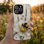 Bumblebee on White Flower Tough MagSafe Case
