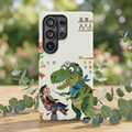 Dinosaur Dentist Tough Samsung Galaxy Phone Case | Cute Pediatric Dental Cover