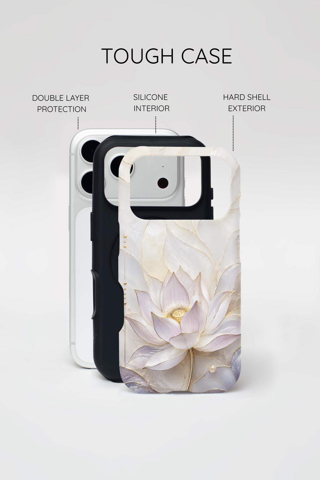 Lotus Flower iPhone Case | Pearl Lotus iPhone Case