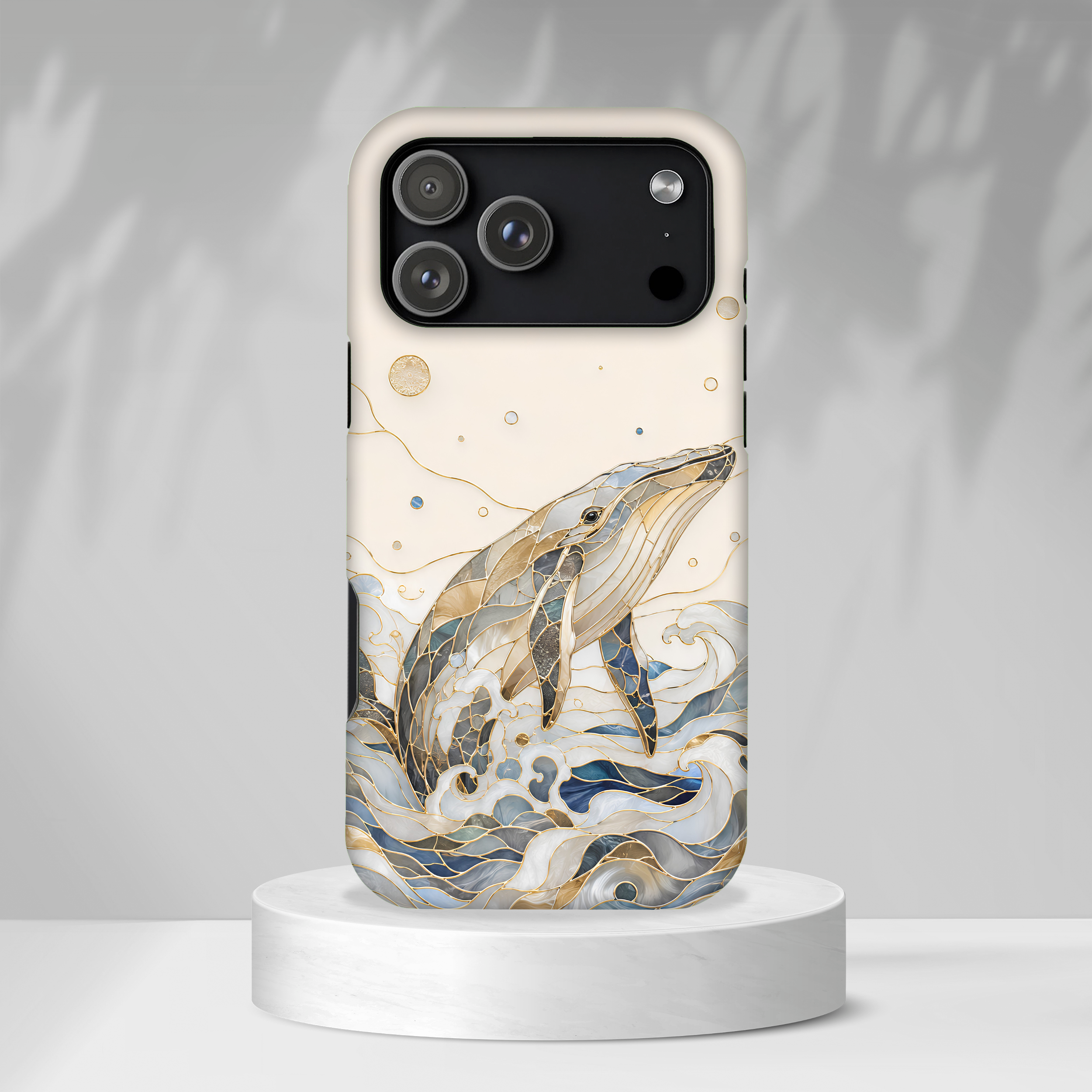Stained Glass Whale iPhone Case | Ocean iPhone Case