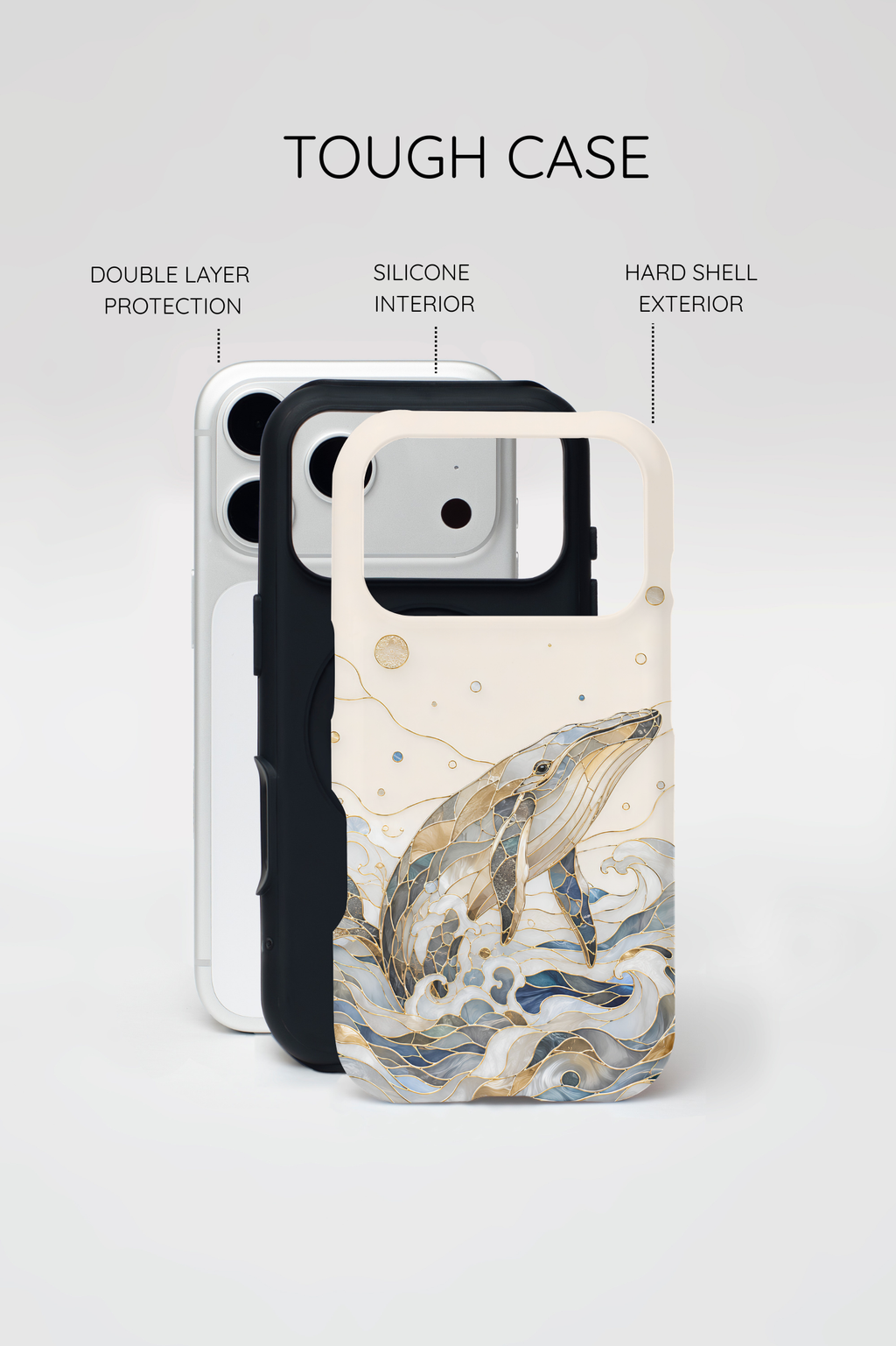 Stained Glass Whale iPhone Case | Ocean iPhone Case