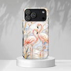Flamingo iPhone Case | Stained Glass Bird Art