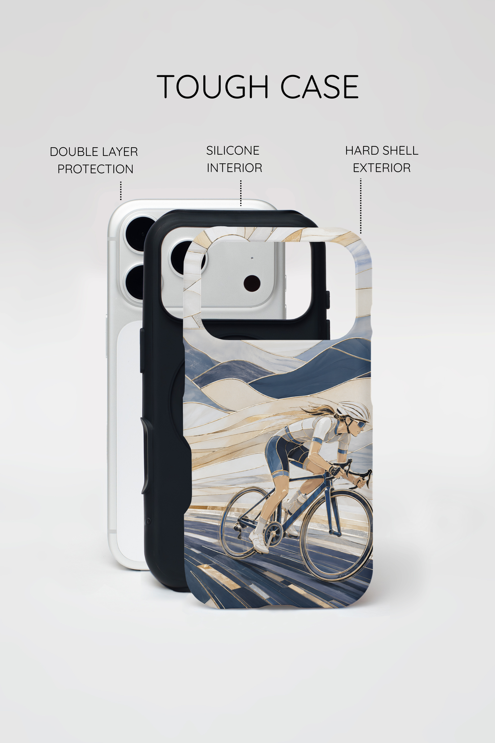 Cycling iPhone Case | Road Bike Art Cover