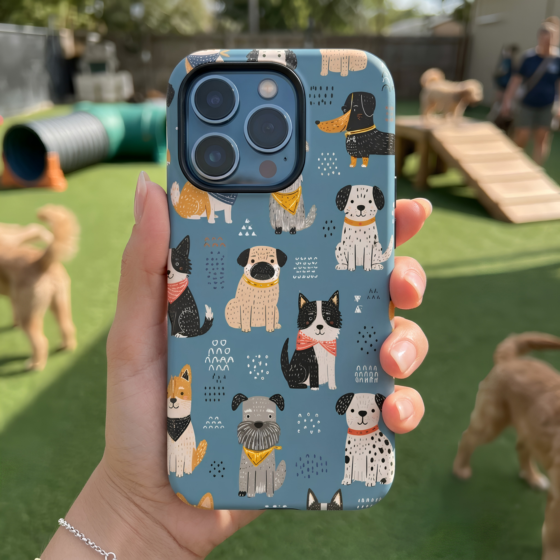 Dog Lover iPhone Case | Cute Dog Pattern Cover