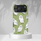 Barn Owl iPhone Case | Woodland Owl Pattern Cover