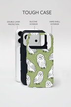 Barn Owl iPhone Case | Woodland Owl Pattern Cover