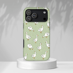 Goose iPhone Case | Cute White Goose Pattern Cover