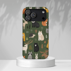 Woodland Animals iPhone Case | Forest Creature Art Cover