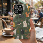 Woodland Animals iPhone Case | Forest Creature Art Cover