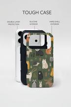 Woodland Animals iPhone Case | Forest Creature Art Cover