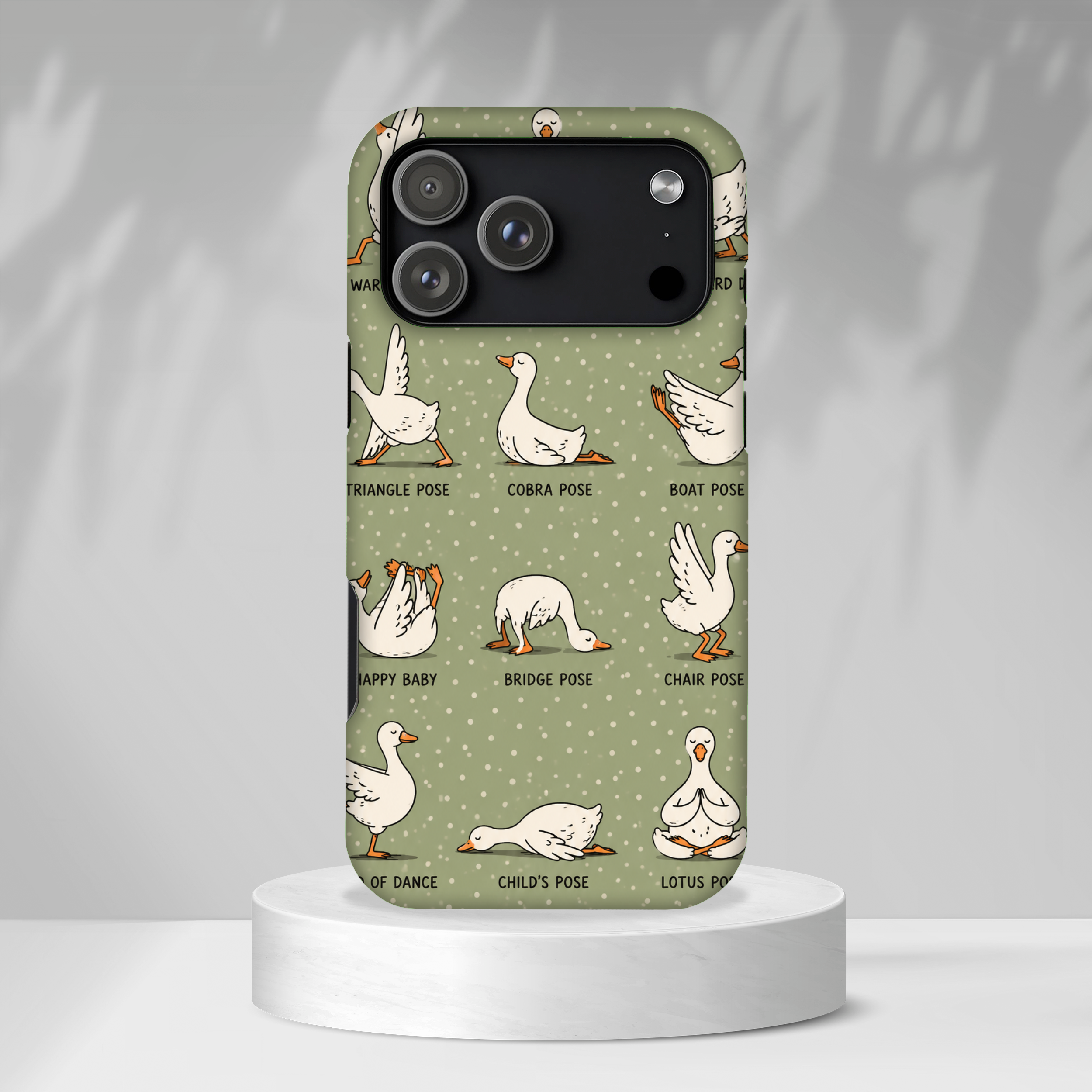 Yoga Goose iPhone Case | Funny Goose Yoga Cover