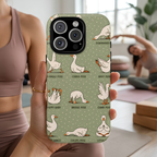 Yoga Goose iPhone Case | Funny Goose Yoga Cover