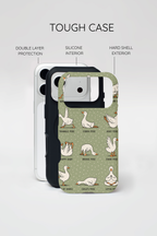 Yoga Goose iPhone Case | Funny Goose Yoga Cover