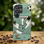 Goalkeeper Goose Samsung Galaxy Phone Case | Funny Soccer Bird Cover