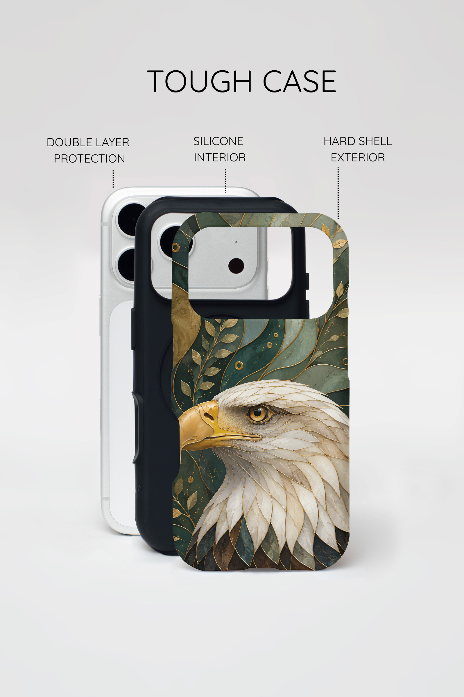Bald Eagle iPhone Case | Patriotic Wildlife Art Cover