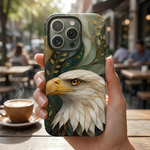 Bald Eagle iPhone Case | Patriotic Wildlife Art Cover