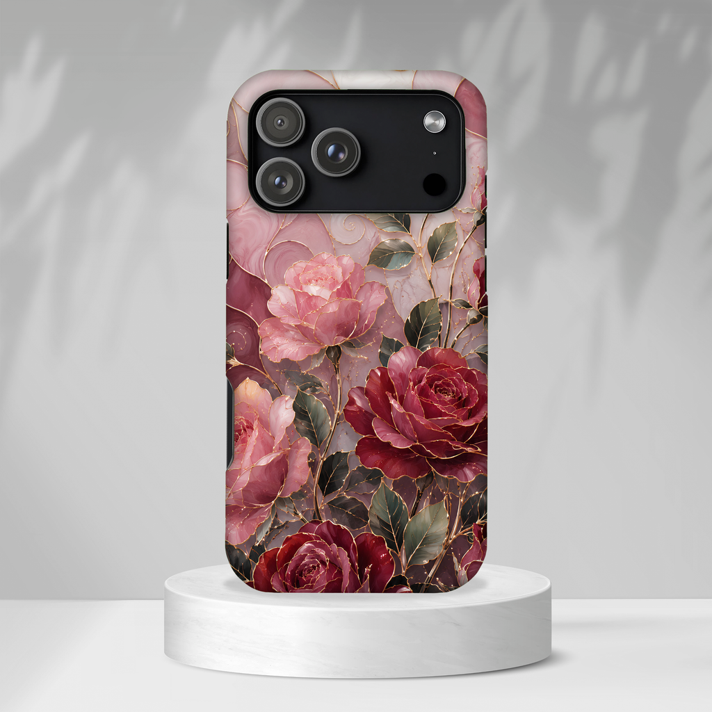 Vintage Rose iPhone Case | Floral Bouquet Art Cover