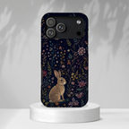 Rabbit iPhone Case | Woodland Bunny Art Cover