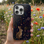 Rabbit iPhone Case | Woodland Bunny Art Cover