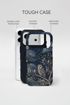 Barn Owl iPhone Case | Midnight Forest Art Cover