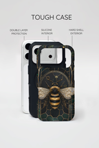 Golden Bee iPhone Case | Vintage Bee Art Cover