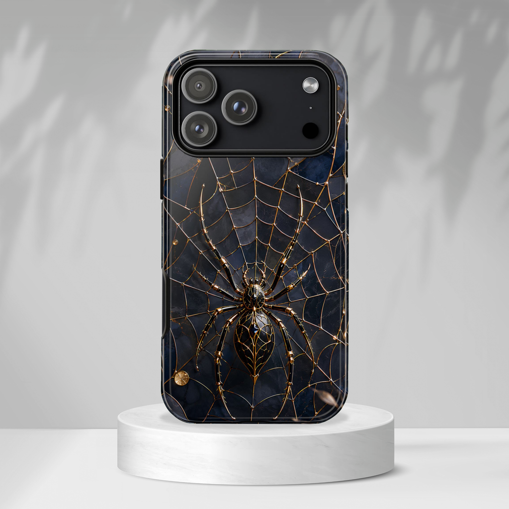 Gothic Spiderweb iPhone Case | Dark Academia Cover