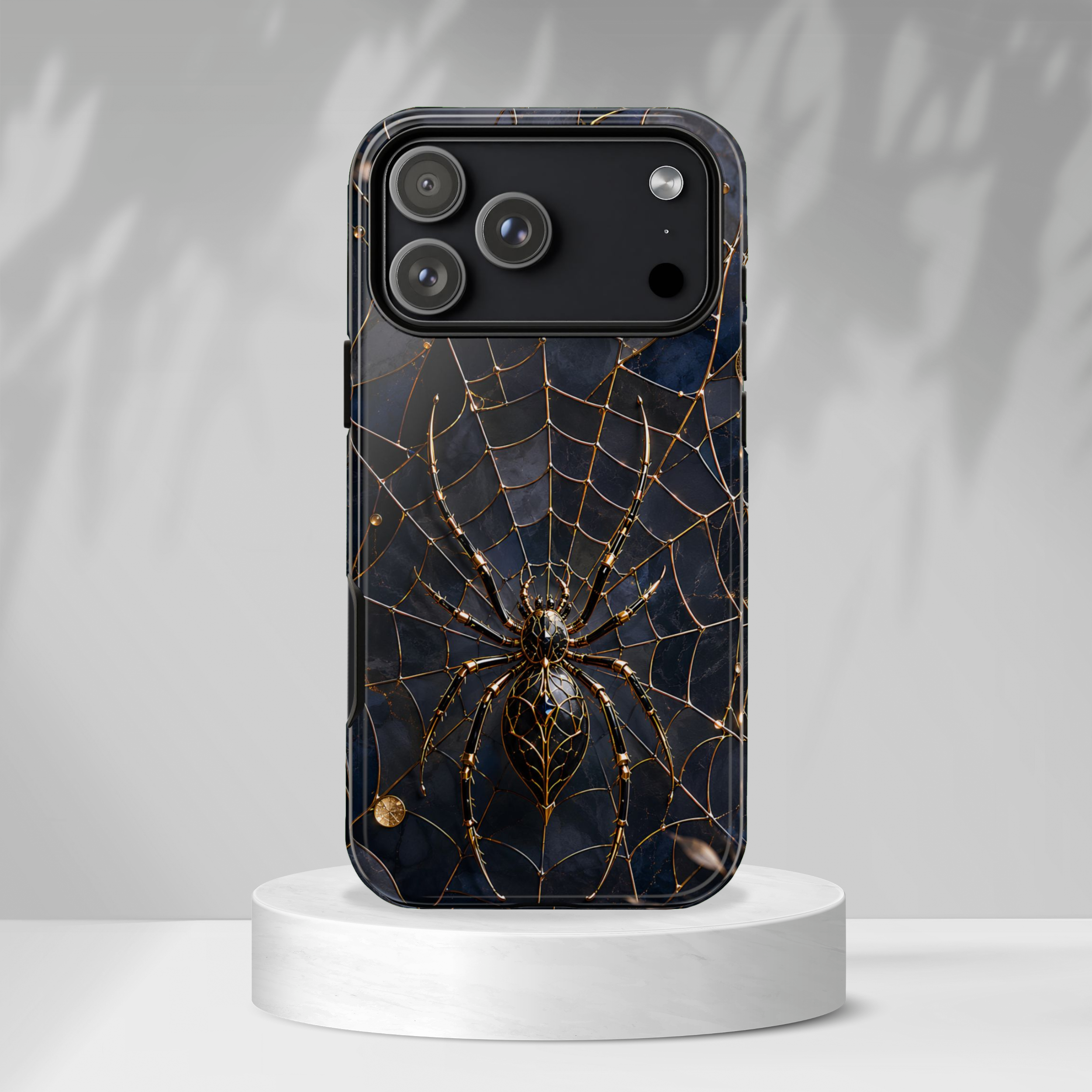 Gothic Spiderweb iPhone Case | Dark Academia Cover