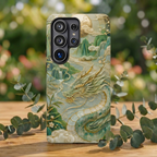 Chinese Dragon Samsung Galaxy Phone Case | Jade Dragon Art Cover
