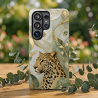Leopard Samsung Galaxy Phone Case | Elegant Big Cat Art Cover