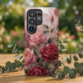 Vintage Rose Samsung Galaxy Phone Case | Floral Bouquet Art Cover