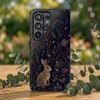 Rabbit Samsung Galaxy Phone Case | Woodland Bunny Art Cover