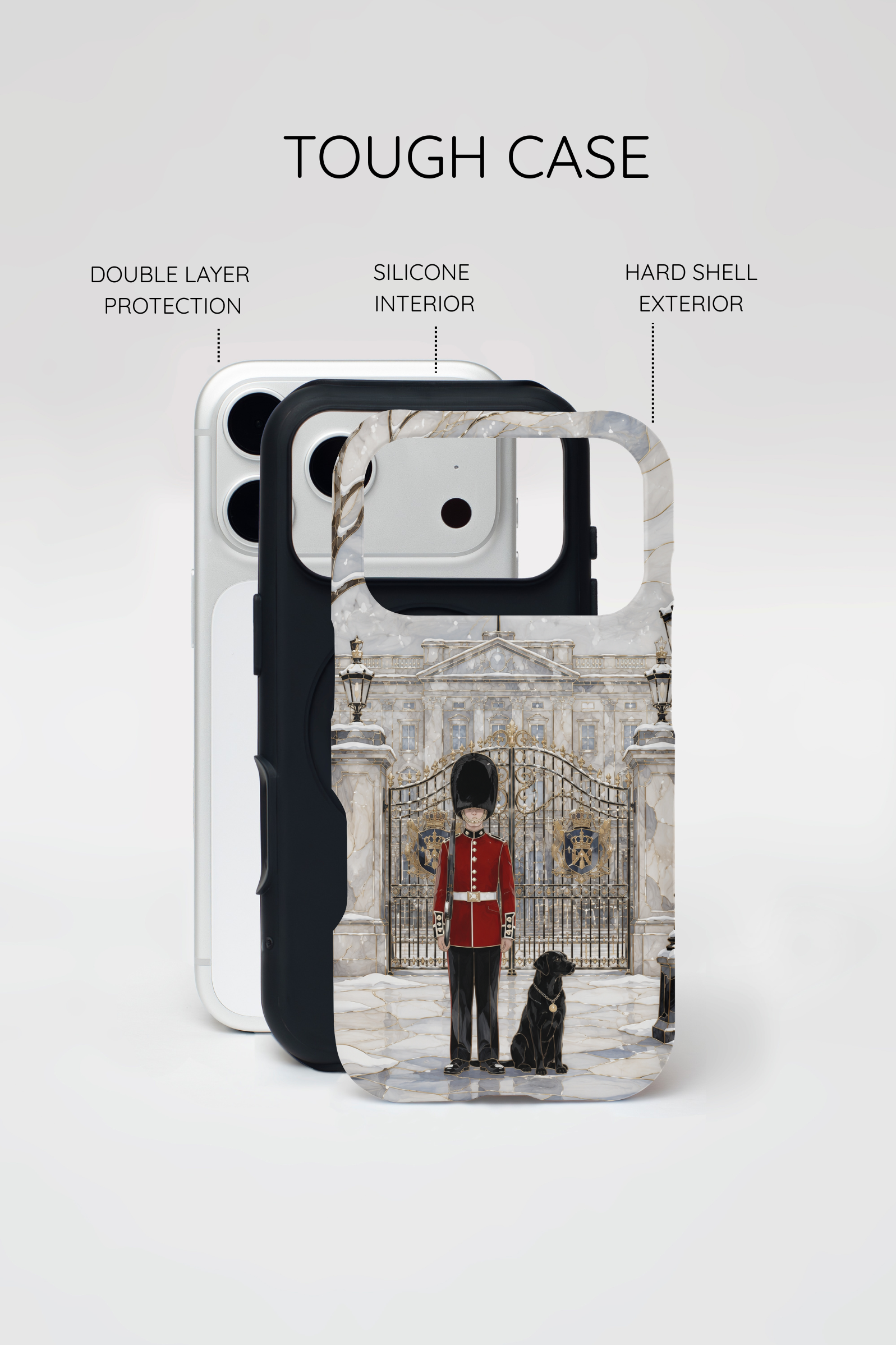 London Guard iPhone Case | Winter Palace Scene iPhone Case